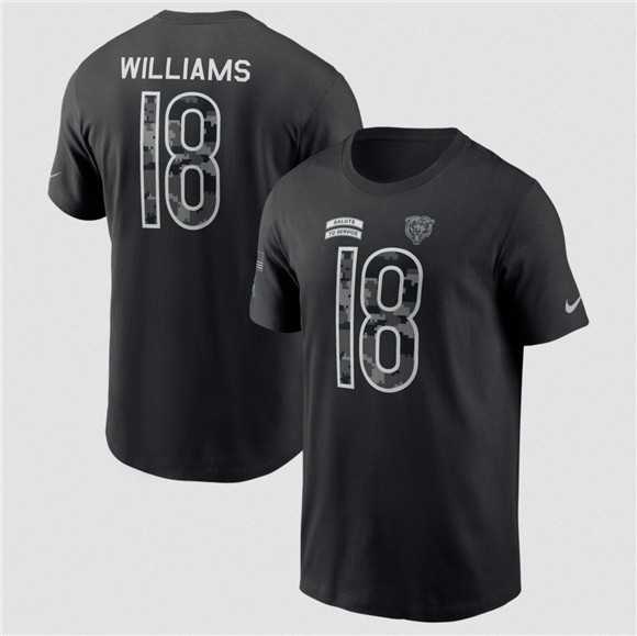 Men's Chicago Bears #18 Caleb Williams Black 2026 Salute to Service Name & Number T-Shirt,We sell and wholesale Men's Chicago Bears #18 Caleb Williams Black 2026 Salute to Service Name & Number T-Shirt on line form chian!