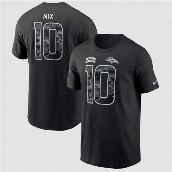 Men's Denver Broncos #10 Bo Nix Black 2026 Salute to Service Name & Number T-Shirt,We sell and wholesale Men's Denver Broncos #10 Bo Nix Black 2026 Salute to Service Name & Number T-Shirt on line form chian!