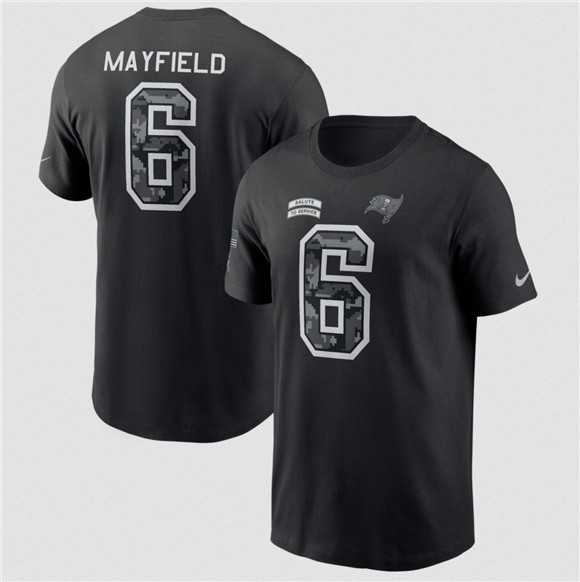 Men's Tampa Bay Buccaneers #6 Baker Mayfield Black 2026 Salute to Service Name & Number T-Shirt,We sell and wholesale Men's Tampa Bay Buccaneers #6 Baker Mayfield Black 2026 Salute to Service Name & Number T-Shirt on line form chian!