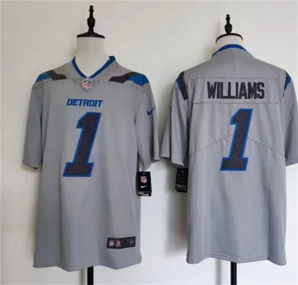Men's Detroit Lions #1 Jameson Williams Silver 2026 Rivalries Collection Limited Stitched Jersey,We sell and wholesale Men's Detroit Lions #1 Jameson Williams Silver 2026 Rivalries Collection Limited Stitched Jersey on line form chian!