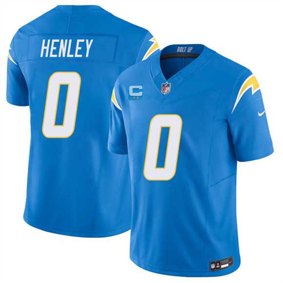 Men's Los Angeles Chargers #0 Daiyan Henley Blue 2026 F.U.S.E. 2-Star C Patch Vapor Limited Stitched Jersey Dzhi,We sell and wholesale Men's Los Angeles Chargers #0 Daiyan Henley Blue 2026 F.U.S.E. 2-Star C Patch Vapor Limited Stitched Jersey Dzhi on line form chian!