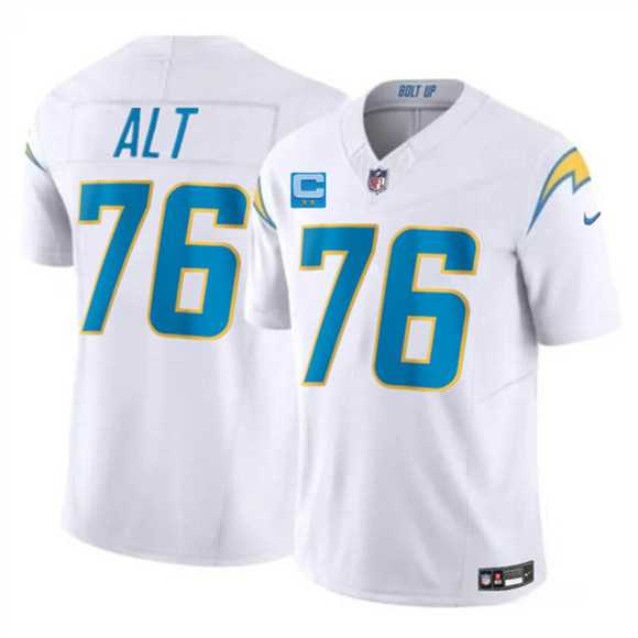 Men's Los Angeles Chargers #76 Joe Alt White 2026 F.U.S.E. 2-Star C Patch Vapor Limited Stitched Jersey Dzhi,We sell and wholesale Men's Los Angeles Chargers #76 Joe Alt White 2026 F.U.S.E. 2-Star C Patch Vapor Limited Stitched Jersey Dzhi on line form chian!