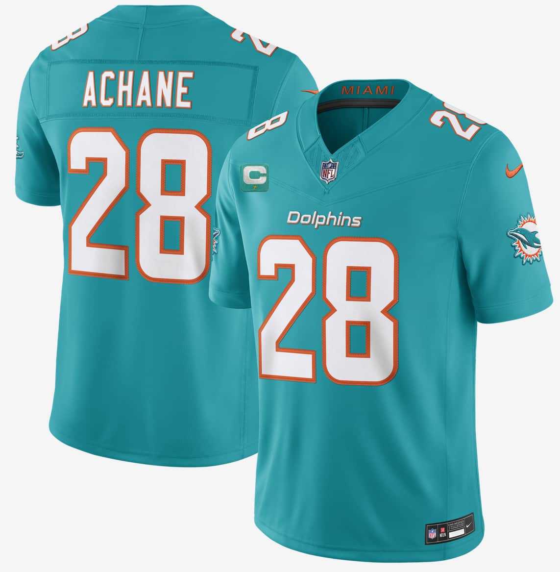 Men's Miami Dolphins #28 De'Von Achane Aqua 2026 F.U.S.E. 1-Star C Patch Vapor Limited Stitched Jersey Dzhi,We sell and wholesale Men's Miami Dolphins #28 De'Von Achane Aqua 2026 F.U.S.E. 1-Star C Patch Vapor Limited Stitched Jersey Dzhi on line form chian!