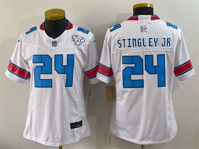 Women's Houston Texans #24 Derek Stingley Jr. White 2026 F.U.S.E. Rivalries Collection Limited Stitched Jersey(Run Small),We sell and wholesale Women's Houston Texans #24 Derek Stingley Jr. White 2026 F.U.S.E. Rivalries Collection Limited Stitched Jersey(Run Small) on line form chian!