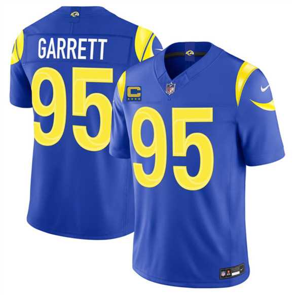 Men's Los Angeles Rams #95 Myles Garrett Royal 2026 F.U.S.E. 4-Star C Patch Vapor Limited Stitched Jersey Dzhi,We sell and wholesale Men's Los Angeles Rams #95 Myles Garrett Royal 2026 F.U.S.E. 4-Star C Patch Vapor Limited Stitched Jersey Dzhi on line form chian!