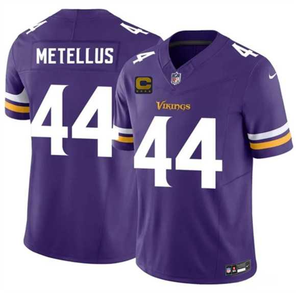Men's Minnesota Vikings #44 Josh Metellus Purple 2026 F.U.S.E. 4-Star C Patch Vapor Untouchable Limited Stitched Jersey Dzhi,We sell and wholesale Men's Minnesota Vikings #44 Josh Metellus Purple 2026 F.U.S.E. 4-Star C Patch Vapor Untouchable Limited Stitched Jersey Dzhi on line form chian!