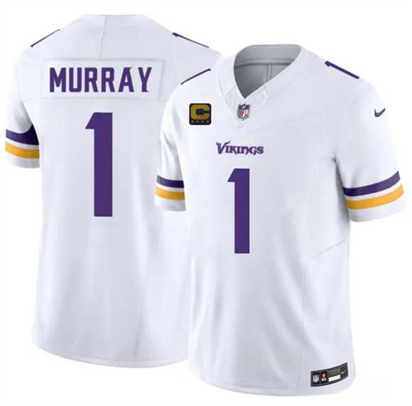 Men's Minnesota Vikings #1 Kyler Murray White 2026 F.U.S.E. 4-Star C Patch Vapor Untouchable Limited Stitched Jersey Dzhi,We sell and wholesale Men's Minnesota Vikings #1 Kyler Murray White 2026 F.U.S.E. 4-Star C Patch Vapor Untouchable Limited Stitched Jersey Dzhi on line form chian!