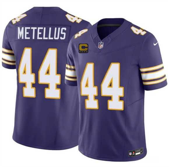 Men's Minnesota Vikings #44 Josh Metellus Purple 2026 F.U.S.E. 4-Star C Patch Vapor Untouchable Throwback Limited Stitched Jersey Dzhi,We sell and wholesale Men's Minnesota Vikings #44 Josh Metellus Purple 2026 F.U.S.E. 4-Star C Patch Vapor Untouchable Throwback Limited Stitched Jersey Dzhi on line form chian!