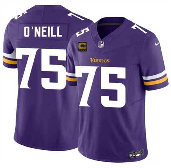 Men's Minnesota Vikings #75 Brian O'Neill Purple 2026 F.U.S.E. 4-Star C Patch Vapor Untouchable Limited Stitched Jersey Dzhi,We sell and wholesale Men's Minnesota Vikings #75 Brian O'Neill Purple 2026 F.U.S.E. 4-Star C Patch Vapor Untouchable Limited Stitched Jersey Dzhi on line form chian!