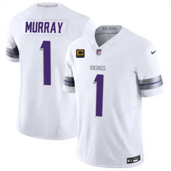 Men's Minnesota Vikings #1 Kyler Murray White 2026 F.U.S.E. 4-Star C Patch Winter Warrior Limited Stitched Jersey Dzhi,We sell and wholesale Men's Minnesota Vikings #1 Kyler Murray White 2026 F.U.S.E. 4-Star C Patch Winter Warrior Limited Stitched Jersey Dzhi on line form chian!