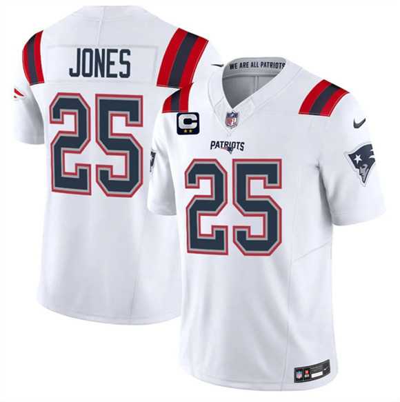 Men's New England Patriots #25 Marcus Jones White 2026 F.U.S.E. 2-Star C Pach Vapor Limited Stitched Jersey Dzhi,We sell and wholesale Men's New England Patriots #25 Marcus Jones White 2026 F.U.S.E. 2-Star C Pach Vapor Limited Stitched Jersey Dzhi on line form chian!
