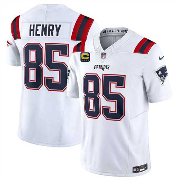 Men's New England Patriots #85 Hunter Henry White 2026 F.U.S.E. 4-Star C Pach Vapor Limited Stitched Jersey Dzhi,We sell and wholesale Men's New England Patriots #85 Hunter Henry White 2026 F.U.S.E. 4-Star C Pach Vapor Limited Stitched Jersey Dzhi on line form chian!