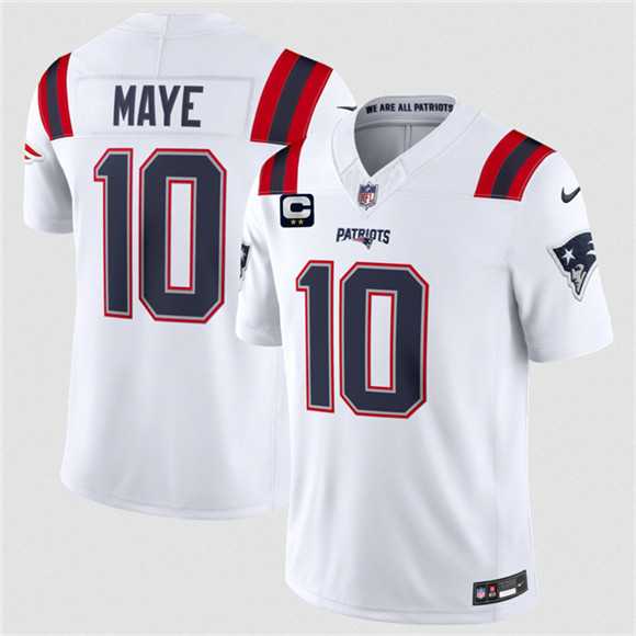 Men's New England Patriots #10 Drake Maye White 2026 F.U.S.E. 2-Star C Pach Vapor Limited Stitched Jersey Dzhi,We sell and wholesale Men's New England Patriots #10 Drake Maye White 2026 F.U.S.E. 2-Star C Pach Vapor Limited Stitched Jersey Dzhi on line form chian!
