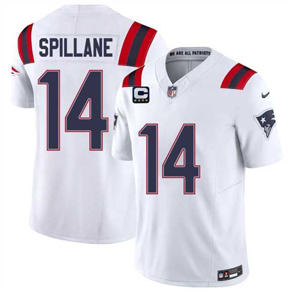Men's New England Patriots #14 Robert Spillane White 2026 F.U.S.E. 4-Star C Pach Vapor Limited Stitched Jersey Dzhi,We sell and wholesale Men's New England Patriots #14 Robert Spillane White 2026 F.U.S.E. 4-Star C Pach Vapor Limited Stitched Jersey Dzhi on line form chian!