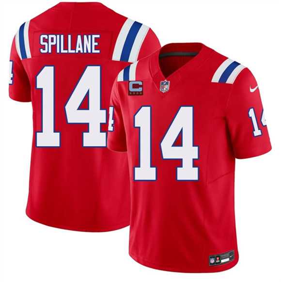 Men's New England Patriots #14 Robert Spillane Red 2026 F.U.S.E. 4-Star C Pach Vapor Limited Stitched Jersey Dzhi,We sell and wholesale Men's New England Patriots #14 Robert Spillane Red 2026 F.U.S.E. 4-Star C Pach Vapor Limited Stitched Jersey Dzhi on line form chian!
