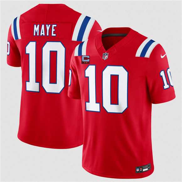 Men's New England Patriots #10 Drake Maye Red 2026 F.U.S.E. 2-Star C Pach Vapor Limited Stitched Jersey Dzhi,We sell and wholesale Men's New England Patriots #10 Drake Maye Red 2026 F.U.S.E. 2-Star C Pach Vapor Limited Stitched Jersey Dzhi on line form chian!