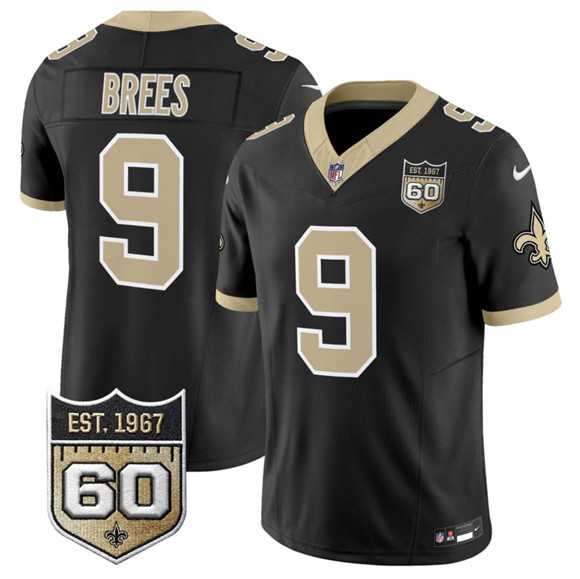 Men's New Orleans Saints #9 Drew Brees Black 2026 F.U.S.E 60th Anniversary Patch Vapor Limited Stitched Jersey Dzhi,We sell and wholesale Men's New Orleans Saints #9 Drew Brees Black 2026 F.U.S.E 60th Anniversary Patch Vapor Limited Stitched Jersey Dzhi on line form chian!