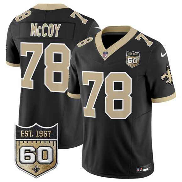 Men's New Orleans Saints #78 Erik McCoy Black 2026 F.U.S.E 60th Anniversary Patch Vapor Limited Stitched Jersey Dzhi,We sell and wholesale Men's New Orleans Saints #78 Erik McCoy Black 2026 F.U.S.E 60th Anniversary Patch Vapor Limited Stitched Jersey Dzhi on line form chian!