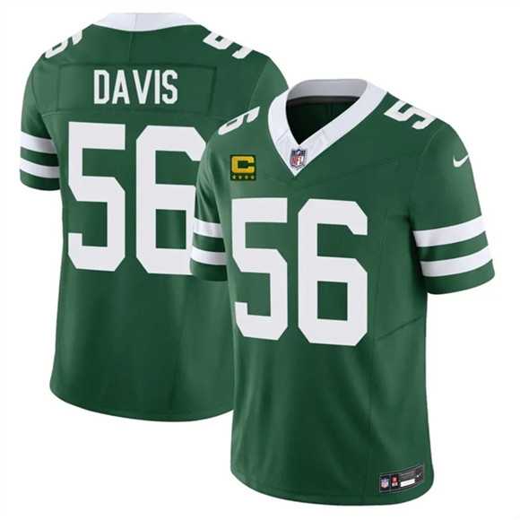 Men's New York Jets #56 Demario Davis Green 2025 F.U.S.E. 4-Star C Patch Vapor Untouchable Limited Stitched Jersey Dzhi,We sell and wholesale Men's New York Jets #56 Demario Davis Green 2025 F.U.S.E. 4-Star C Patch Vapor Untouchable Limited Stitched Jersey Dzhi on line form chian!