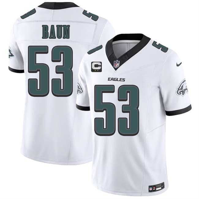 Men's Philadelphia Eagles #53 Zack Baun White 2026 F.U.S.E. 2-Star C Patch Vapor Untouchable Limited Stitched Jersey Dzhi,We sell and wholesale Men's Philadelphia Eagles #53 Zack Baun White 2026 F.U.S.E. 2-Star C Patch Vapor Untouchable Limited Stitched Jersey Dzhi on line form chian!