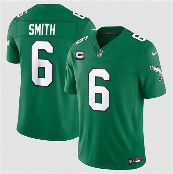 Men's Philadelphia Eagles #6 DeVonta Smith Kelly Green 2026 F.U.S.E. 2-Star C Patch Throwback Vapor Untouchable Limited Stitched Jersey Dzhi,We sell and wholesale Men's Philadelphia Eagles #6 DeVonta Smith Kelly Green 2026 F.U.S.E. 2-Star C Patch Throwback Vapor Untouchable Limited Stitched Jersey Dzhi on line form chian!