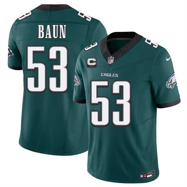 Men's Philadelphia Eagles #53 Zack Baun Green 2026 F.U.S.E. 2-Star C Patch Vapor Untouchable Limited Stitched Jersey Dzhi,We sell and wholesale Men's Philadelphia Eagles #53 Zack Baun Green 2026 F.U.S.E. 2-Star C Patch Vapor Untouchable Limited Stitched Jersey Dzhi on line form chian!