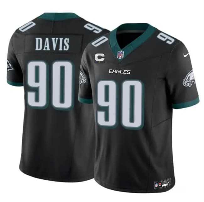 Men's Philadelphia Eagles #90 Jordan Davis Black 2026 F.U.S.E. 1-Star C PatchVapor Untouchable Limited Stitched Jersey Dzhi,We sell and wholesale Men's Philadelphia Eagles #90 Jordan Davis Black 2026 F.U.S.E. 1-Star C PatchVapor Untouchable Limited Stitched Jersey Dzhi on line form chian!
