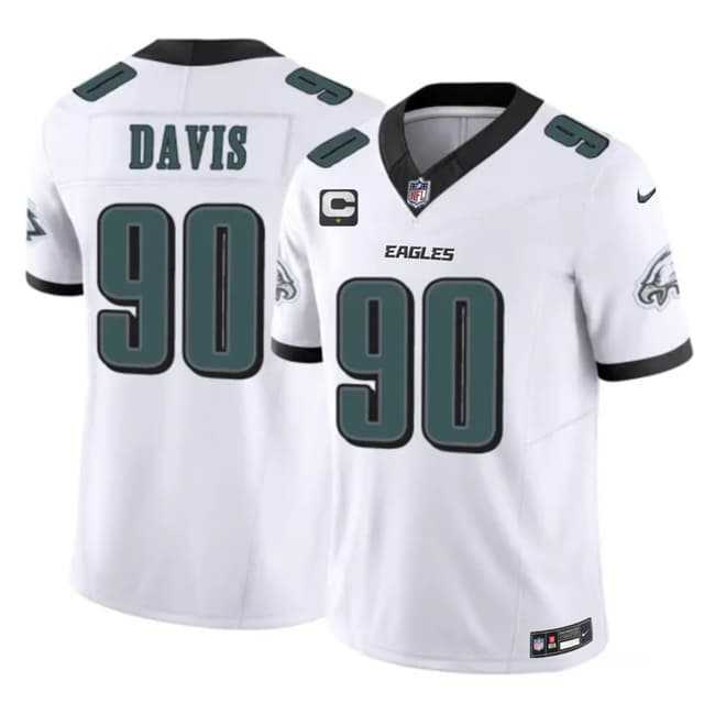 Men's Philadelphia Eagles #90 Jordan Davis White 2026 F.U.S.E. 1-Star C Patch Vapor Untouchable Limited Stitched Jersey Dzhi,We sell and wholesale Men's Philadelphia Eagles #90 Jordan Davis White 2026 F.U.S.E. 1-Star C Patch Vapor Untouchable Limited Stitched Jersey Dzhi on line form chian!