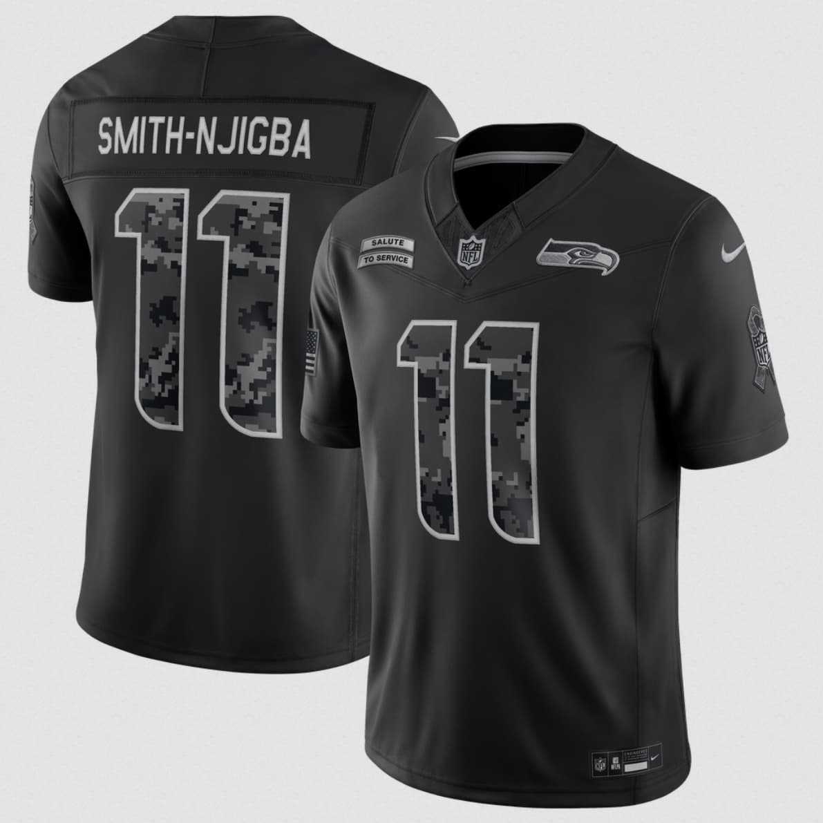Men's Seattle Seahawks #11 Jaxon Smith-Njigba Black 2026 F.U.S.E. Salute to Service Limited Stitched Jersey,We sell and wholesale Men's Seattle Seahawks #11 Jaxon Smith-Njigba Black 2026 F.U.S.E. Salute to Service Limited Stitched Jersey on line form chian!
