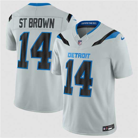 Youth Detroit Lions #14 Amon-Ra St. Brown Silver 2026 F.U.S.E. Rivalries Collection Limited Stitched Jersey Dzhi,We sell and wholesale Youth Detroit Lions #14 Amon-Ra St. Brown Silver 2026 F.U.S.E. Rivalries Collection Limited Stitched Jersey Dzhi on line form chian!