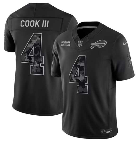 Men's Buffalo Bills #4 James Cook III Black 2026 F.U.S.E. Salute to Service Limited Stitched Jersey,We sell and wholesale Men's Buffalo Bills #4 James Cook III Black 2026 F.U.S.E. Salute to Service Limited Stitched Jersey on line form chian!