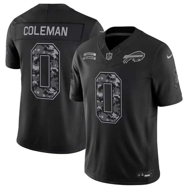 Men's Buffalo Bills #0 Keon Coleman Black 2026 F.U.S.E. Salute to Service Limited Stitched Jersey,We sell and wholesale Men's Buffalo Bills #0 Keon Coleman Black 2026 F.U.S.E. Salute to Service Limited Stitched Jersey on line form chian!