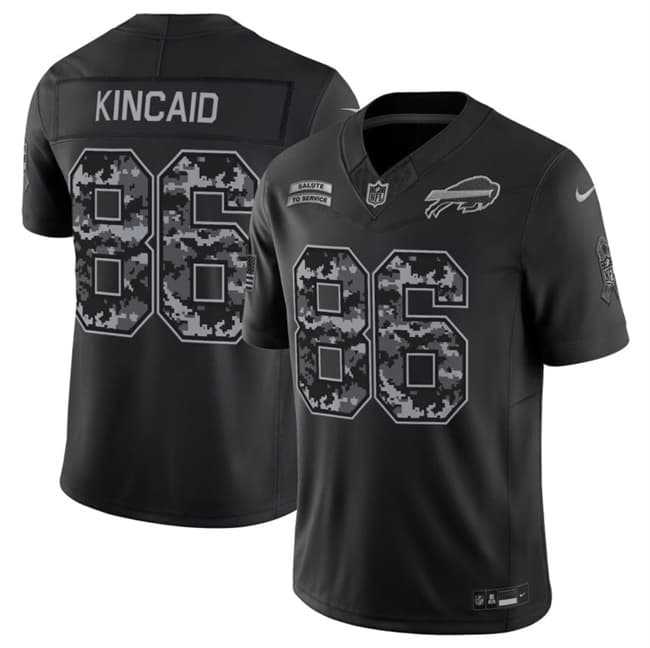 Men's Buffalo Bills #86 Dalton Kincaid Black 2026 F.U.S.E. Salute to Service Limited Stitched Jersey,We sell and wholesale Men's Buffalo Bills #86 Dalton Kincaid Black 2026 F.U.S.E. Salute to Service Limited Stitched Jersey on line form chian!