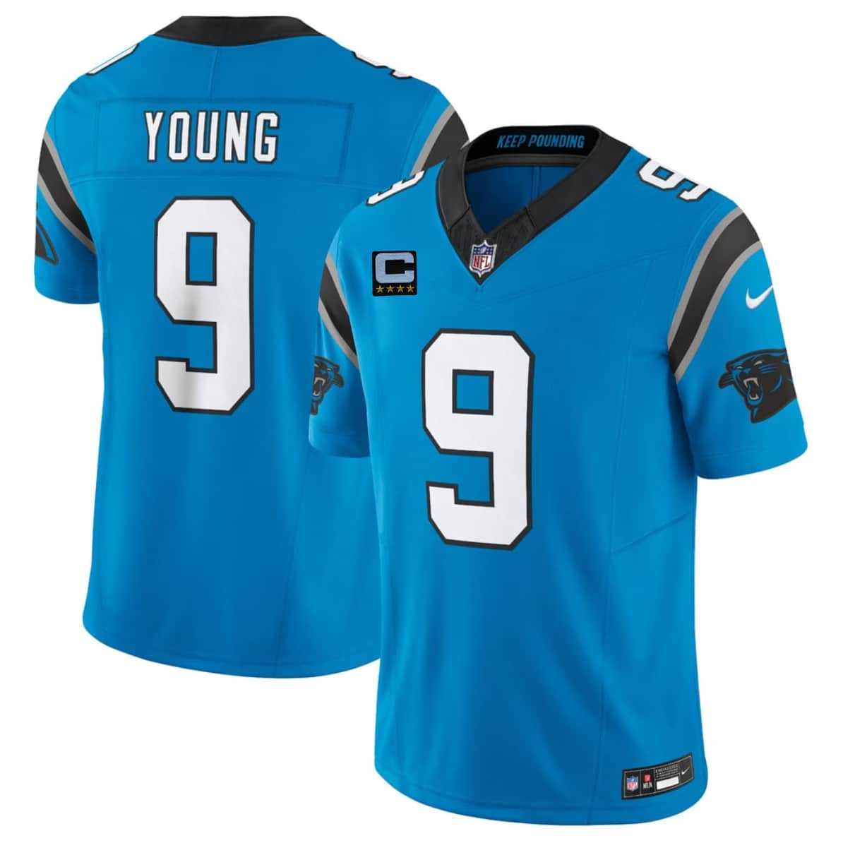 Men's Carolina Panthers #9 Bryce Young Blue 2026 F.U.S.E. 4-Star C Patch Vapor Limited Stitched Jersey Dzhi,We sell and wholesale Men's Carolina Panthers #9 Bryce Young Blue 2026 F.U.S.E. 4-Star C Patch Vapor Limited Stitched Jersey Dzhi on line form chian!