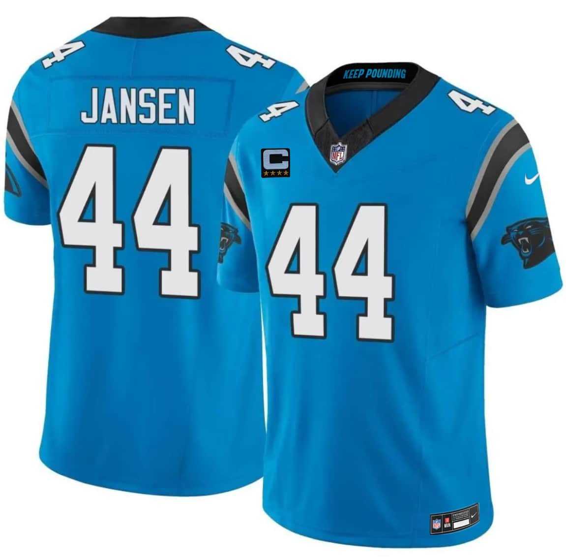 Men's Carolina Panthers #44 J. J. Jansen Blue 2026 F.U.S.E. 4-Star C Patch Vapor Limited Stitched Jersey Dzhi,We sell and wholesale Men's Carolina Panthers #44 J. J. Jansen Blue 2026 F.U.S.E. 4-Star C Patch Vapor Limited Stitched Jersey Dzhi on line form chian!