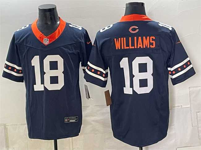 Men's Chicago Bears #18 Caleb Williams Navy 2026 F.U.S.E. Limited Stitched Jersey Dzhi,We sell and wholesale Men's Chicago Bears #18 Caleb Williams Navy 2026 F.U.S.E. Limited Stitched Jersey Dzhi on line form chian!