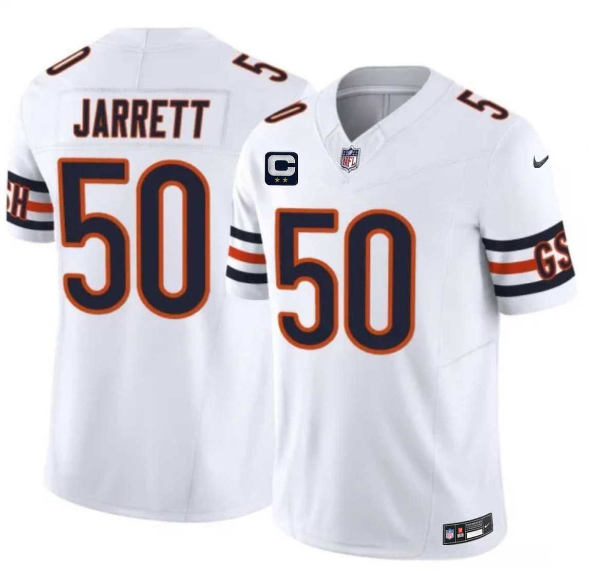 Men's Chicago Bears #50 Grady Jarrett White 2026 F.U.S.E. 2-Star C Patch Vapor Untouchable Limited Stitched Jersey Dzhi,We sell and wholesale Men's Chicago Bears #50 Grady Jarrett White 2026 F.U.S.E. 2-Star C Patch Vapor Untouchable Limited Stitched Jersey Dzhi on line form chian!