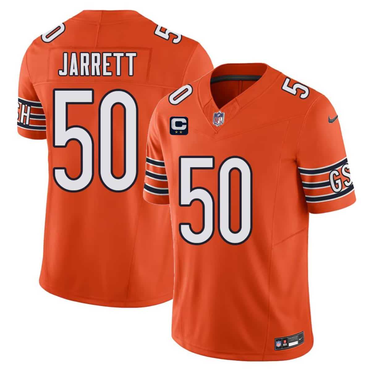 Men's Chicago Bears #50 Grady Jarrett Orange 2026 F.U.S.E. 2-Star C Patch Vapor Untouchable Limited Stitched Jersey Dzhi,We sell and wholesale Men's Chicago Bears #50 Grady Jarrett Orange 2026 F.U.S.E. 2-Star C Patch Vapor Untouchable Limited Stitched Jersey Dzhi on line form chian!