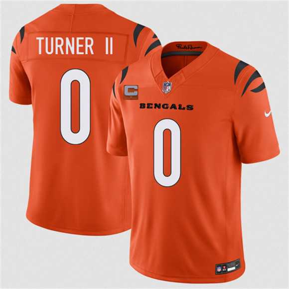 Men's Cincinnati Bengals #0 DJ Turner II Orange 2026 F.U.S.E. 1-Star C Patch Vapor Untouchable Limited Stitched Jersey Dzhi,We sell and wholesale Men's Cincinnati Bengals #0 DJ Turner II Orange 2026 F.U.S.E. 1-Star C Patch Vapor Untouchable Limited Stitched Jersey Dzhi on line form chian!