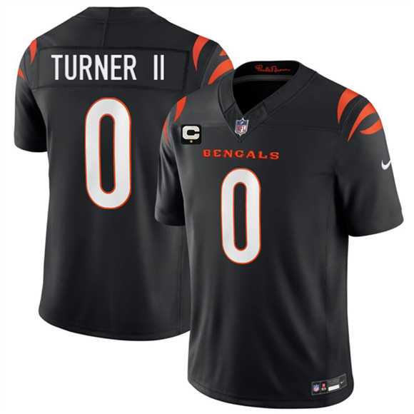 Men's Cincinnati Bengals #0 DJ Turner II Black 2026 F.U.S.E. 1-Star C Patch Vapor Untouchable Limited Stitched Jersey Dzhi,We sell and wholesale Men's Cincinnati Bengals #0 DJ Turner II Black 2026 F.U.S.E. 1-Star C Patch Vapor Untouchable Limited Stitched Jersey Dzhi on line form chian!