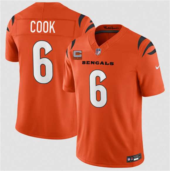 Men's Cincinnati Bengals #6 Bryan Cook Orange 2026 F.U.S.E. 1-Star C Patch Vapor Limited Stitched Jersey Dzhi,We sell and wholesale Men's Cincinnati Bengals #6 Bryan Cook Orange 2026 F.U.S.E. 1-Star C Patch Vapor Limited Stitched Jersey Dzhi on line form chian!