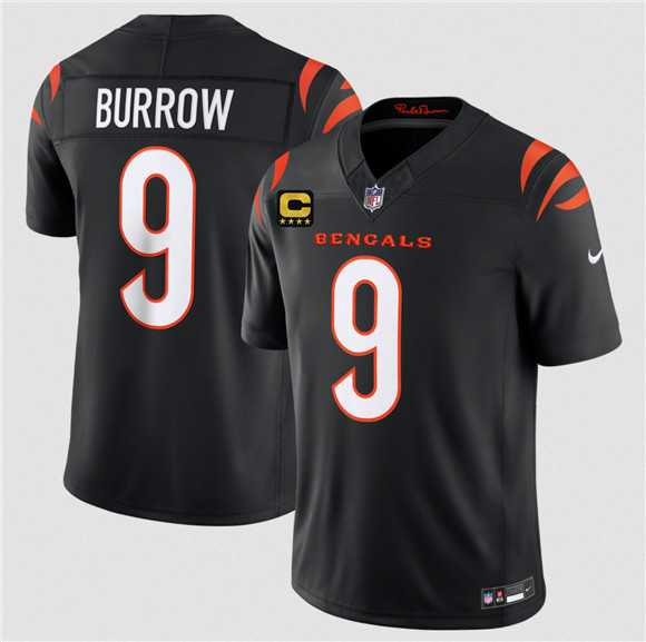 Men's Cincinnati Bengals #9 Joe Burrow Black 2026 F.U.S.E. 4-Star C Patch Vapor Untouchable Limited Stitched Jersey Dzhi,We sell and wholesale Men's Cincinnati Bengals #9 Joe Burrow Black 2026 F.U.S.E. 4-Star C Patch Vapor Untouchable Limited Stitched Jersey Dzhi on line form chian!