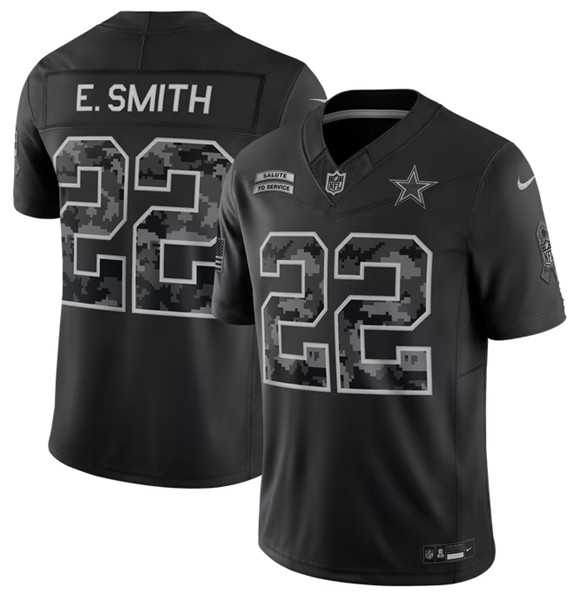Men's Dallas Cowboys #22 Emmitt Smith Black 2026 F.U.S.E. Salute to Service Limited Stitched Jersey,We sell and wholesale Men's Dallas Cowboys #22 Emmitt Smith Black 2026 F.U.S.E. Salute to Service Limited Stitched Jersey on line form chian!
