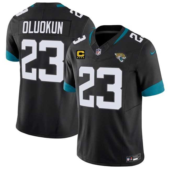 Men's Jacksonville Jaguars #23 Foyesade Oluokun Black 2026 F.U.S.E. 4-Star C Patch Vapor Limited Stitched Jersey Dzhi,We sell and wholesale Men's Jacksonville Jaguars #23 Foyesade Oluokun Black 2026 F.U.S.E. 4-Star C Patch Vapor Limited Stitched Jersey Dzhi on line form chian!