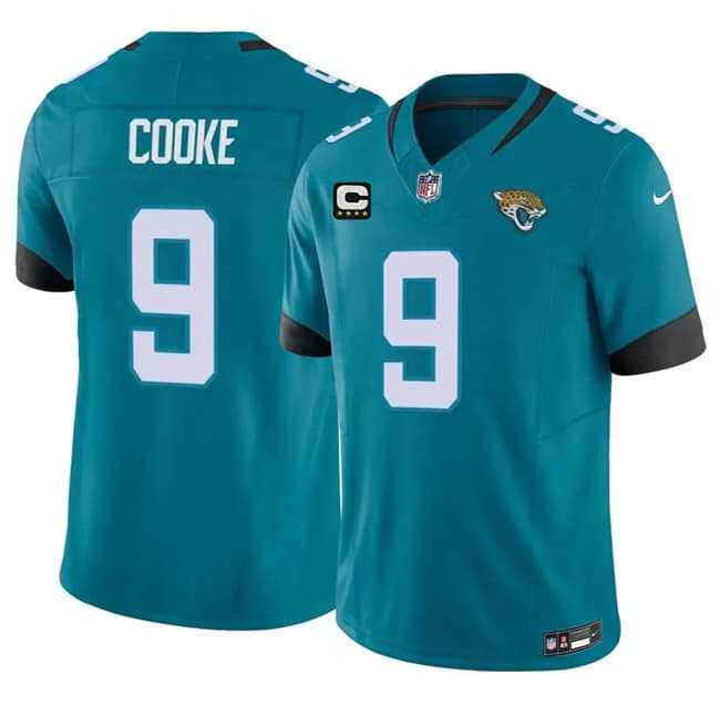 Men's Jacksonville Jaguars #9 Logan Cooke Teal 2026 F.U.S.E. 4-Star C Patch Vapor Limited Stitched Jersey Dzhi,We sell and wholesale Men's Jacksonville Jaguars #9 Logan Cooke Teal 2026 F.U.S.E. 4-Star C Patch Vapor Limited Stitched Jersey Dzhi on line form chian!