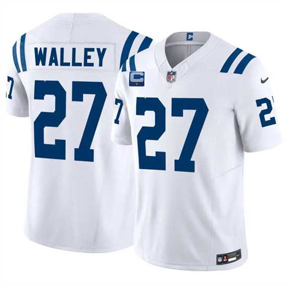 Men's Indianapolis Colts #27 Justin Walley White 2026 F.U.S.E. 1-Star C Patch Vapor Limited Stitched Jersey Dzhi,We sell and wholesale Men's Indianapolis Colts #27 Justin Walley White 2026 F.U.S.E. 1-Star C Patch Vapor Limited Stitched Jersey Dzhi on line form chian!