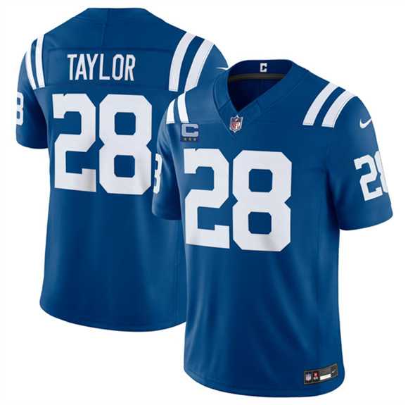 Men's Indianapolis Colts #28 Jonathan Taylor Blue 2026 F.U.S.E. With 4-Star C Patch Limited Stitched Jersey Dzhi,We sell and wholesale Men's Indianapolis Colts #28 Jonathan Taylor Blue 2026 F.U.S.E. With 4-Star C Patch Limited Stitched Jersey Dzhi on line form chian!