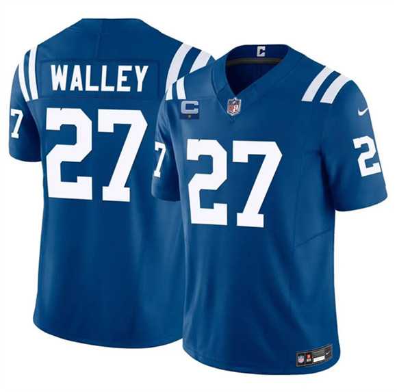Men's Indianapolis Colts #27 Justin Walley Blue 2026 F.U.S.E. 1-Star C Patch Vapor Limited Stitched Jersey Dzhi,We sell and wholesale Men's Indianapolis Colts #27 Justin Walley Blue 2026 F.U.S.E. 1-Star C Patch Vapor Limited Stitched Jersey Dzhi on line form chian!